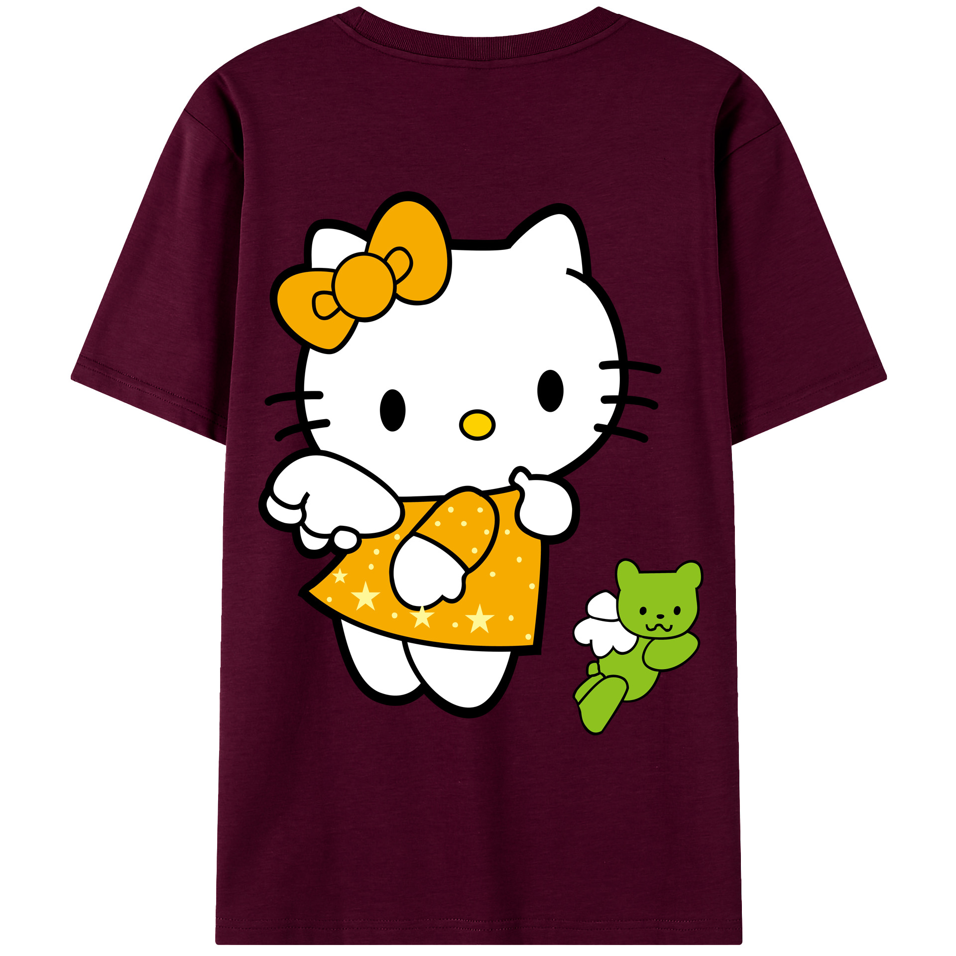 （画像用） Hello Kitty ハローキティ レディース半袖Tシャツ(バックプリント)